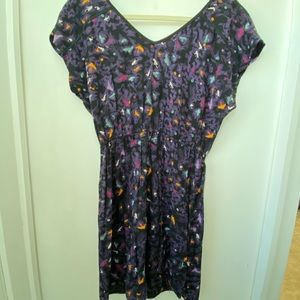 💫2/$20 O’NEILL Black Strappy Summer Dress Birds M